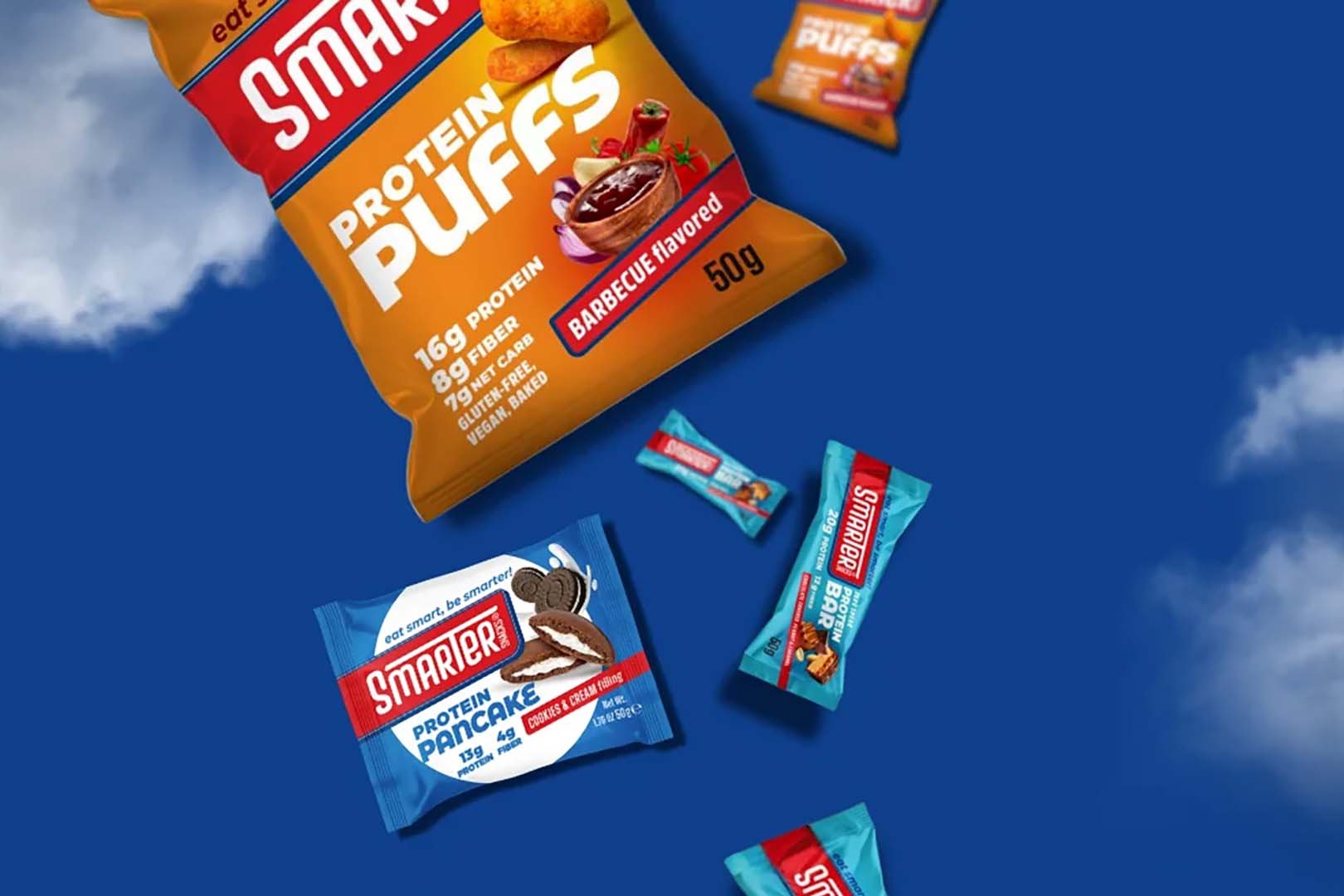 Smarter Snacks Protein Puffs And Bar