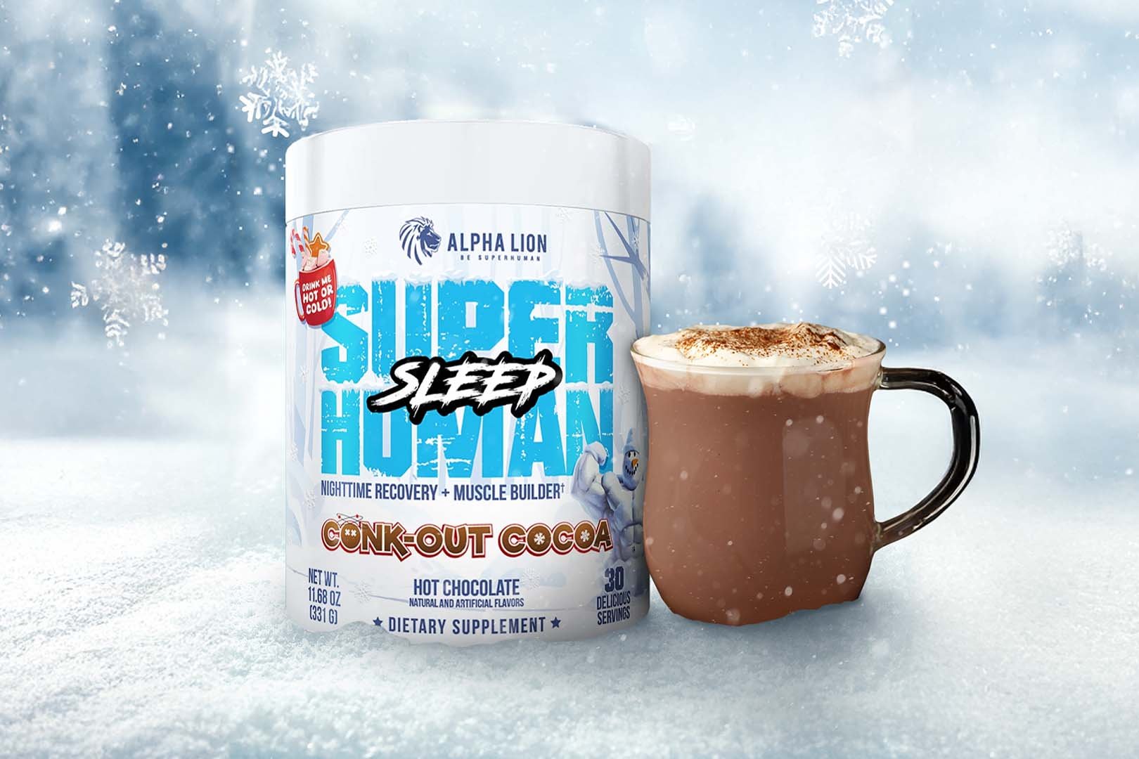 Alpha Lion Hot Cocoa Superhuman Sleep