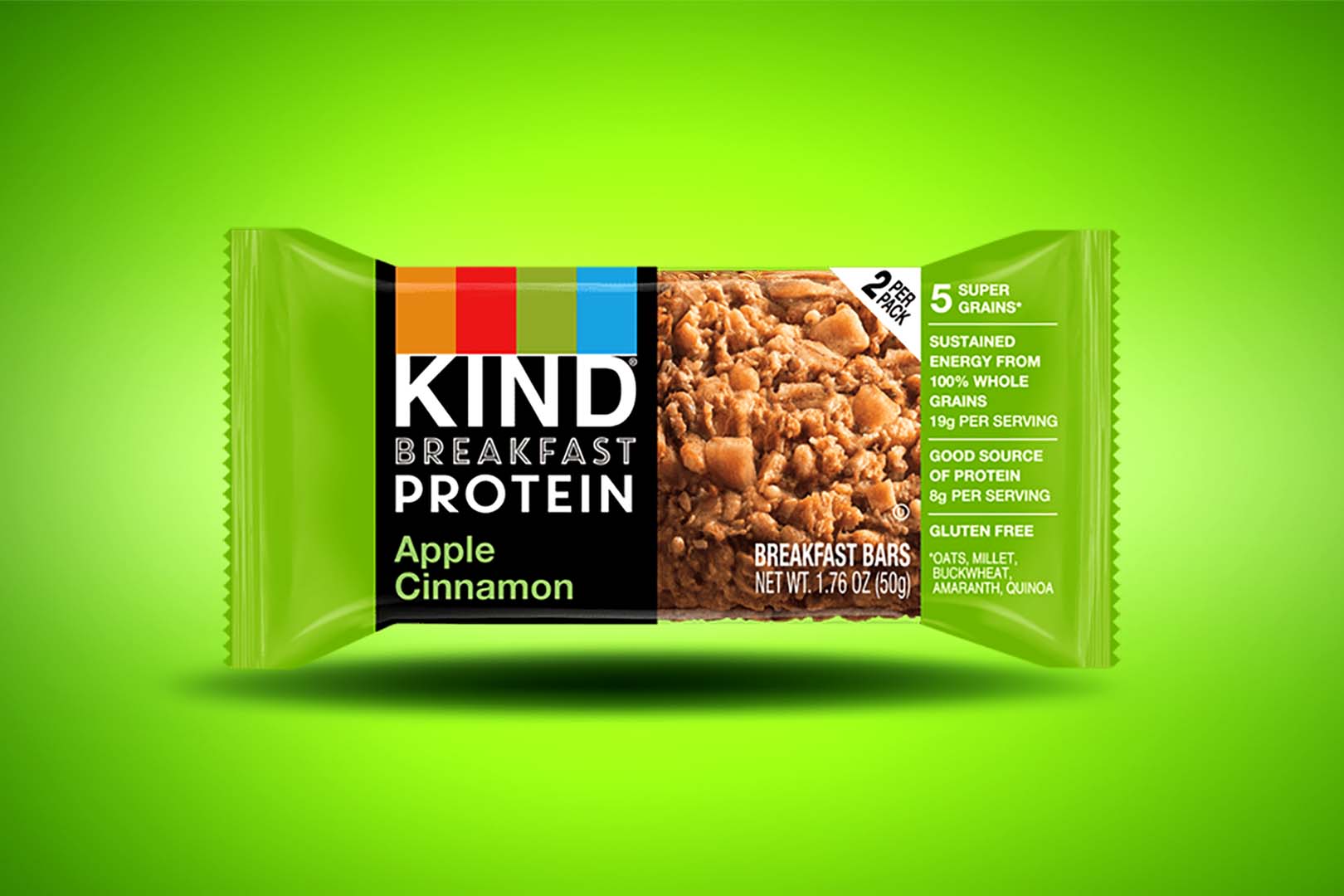 Apple Cinnamon Kind Breakfast Protein Bar