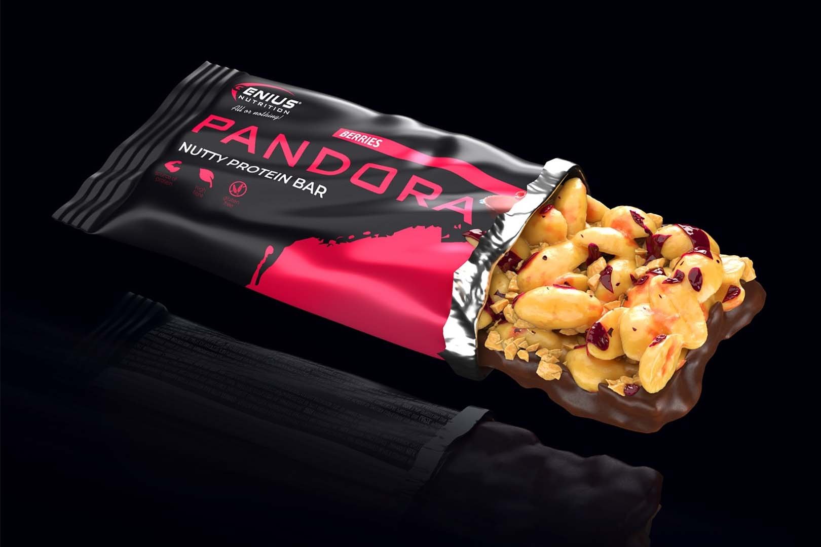 Genius Nutrition Pandora Nutty Protein Bar