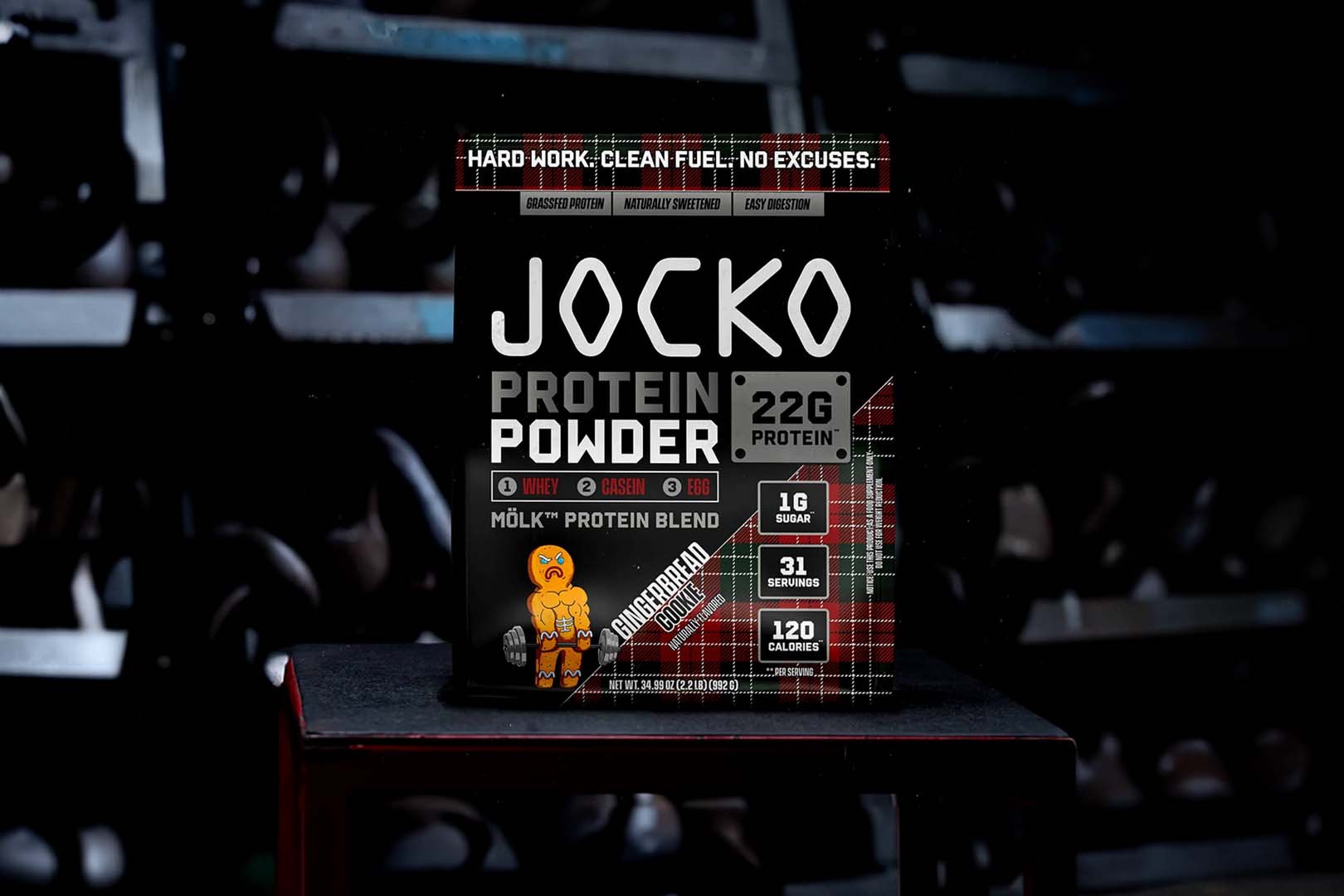 Gingerbread Cookie Jocko Protein