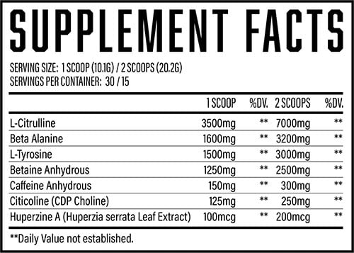 Huge Supplements Wrecked Core Label