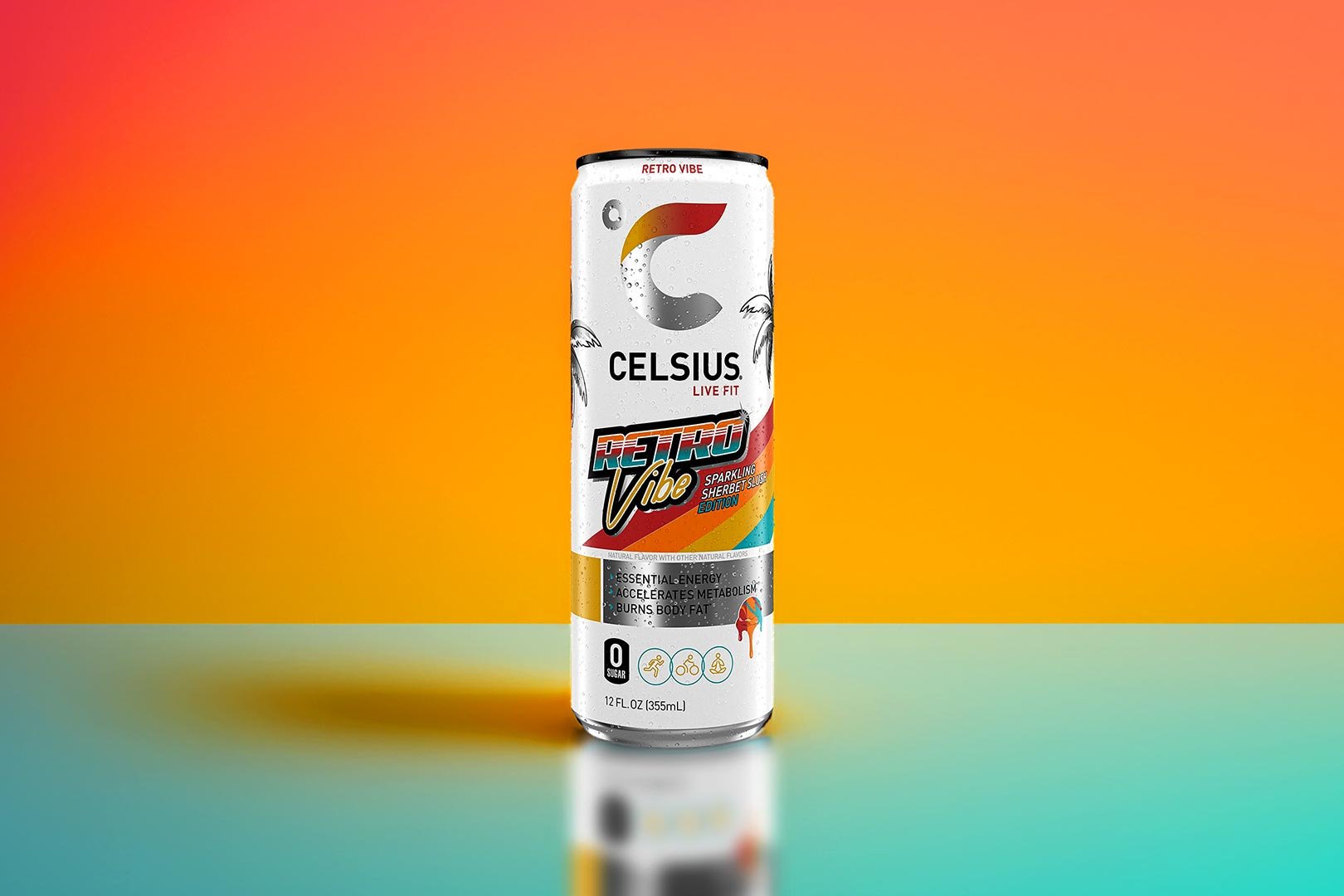 Retro Vibe Celsius Energy Drink