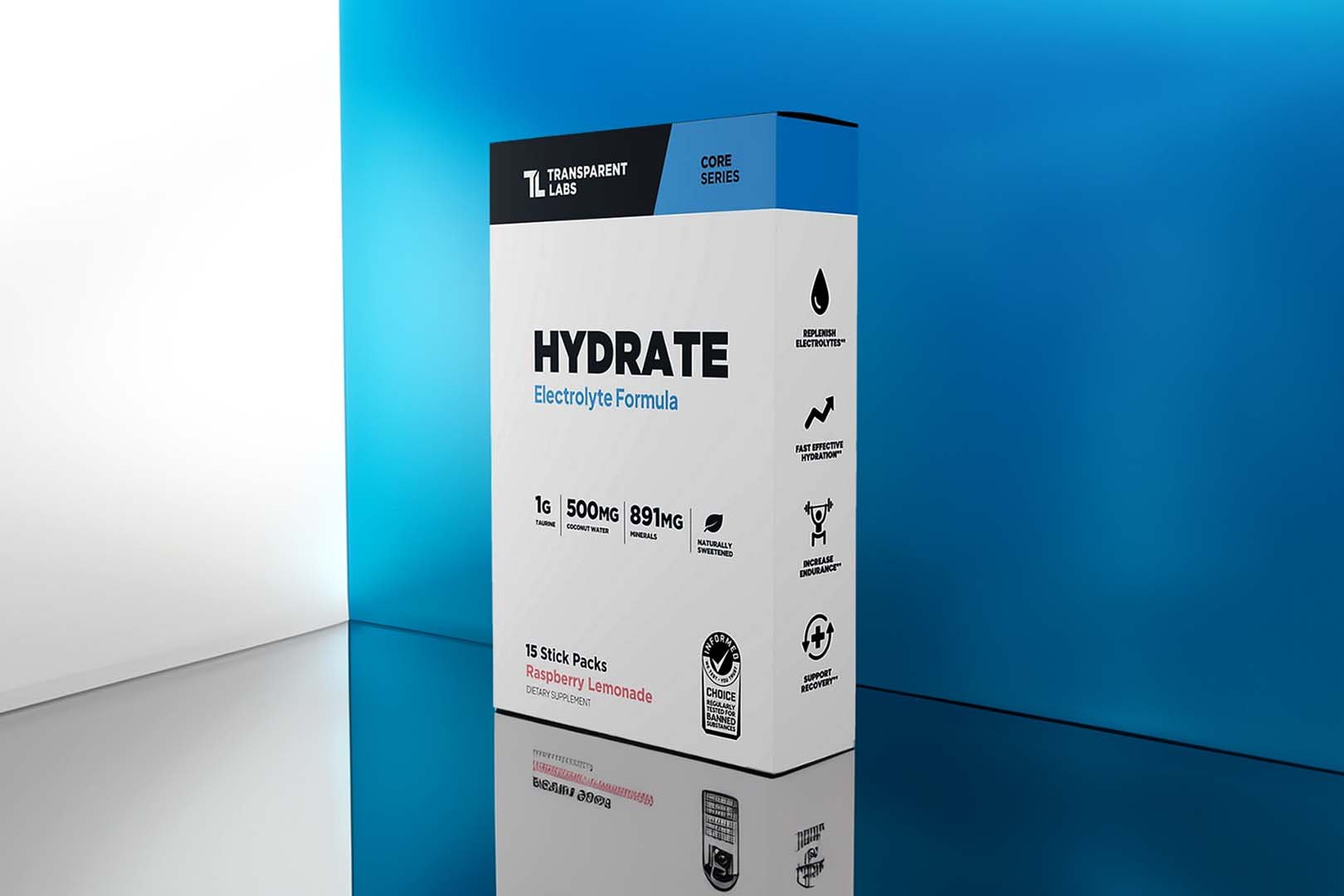 Transparent Labs Smaller Stick Pack Hydrate