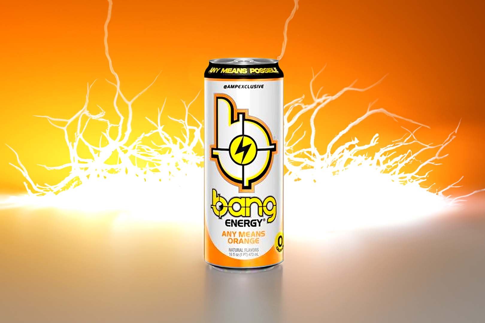 Any Means Orange Bang Energy Drink