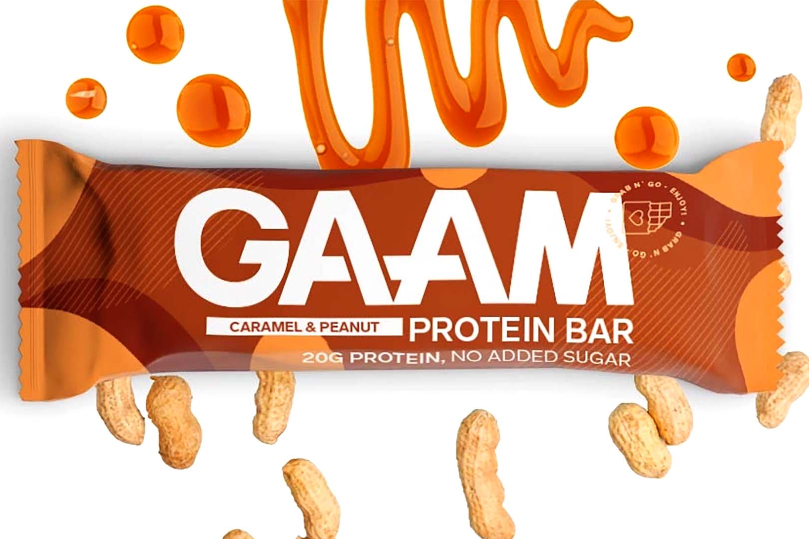 Caramel Peanut Gaam Protein Bar