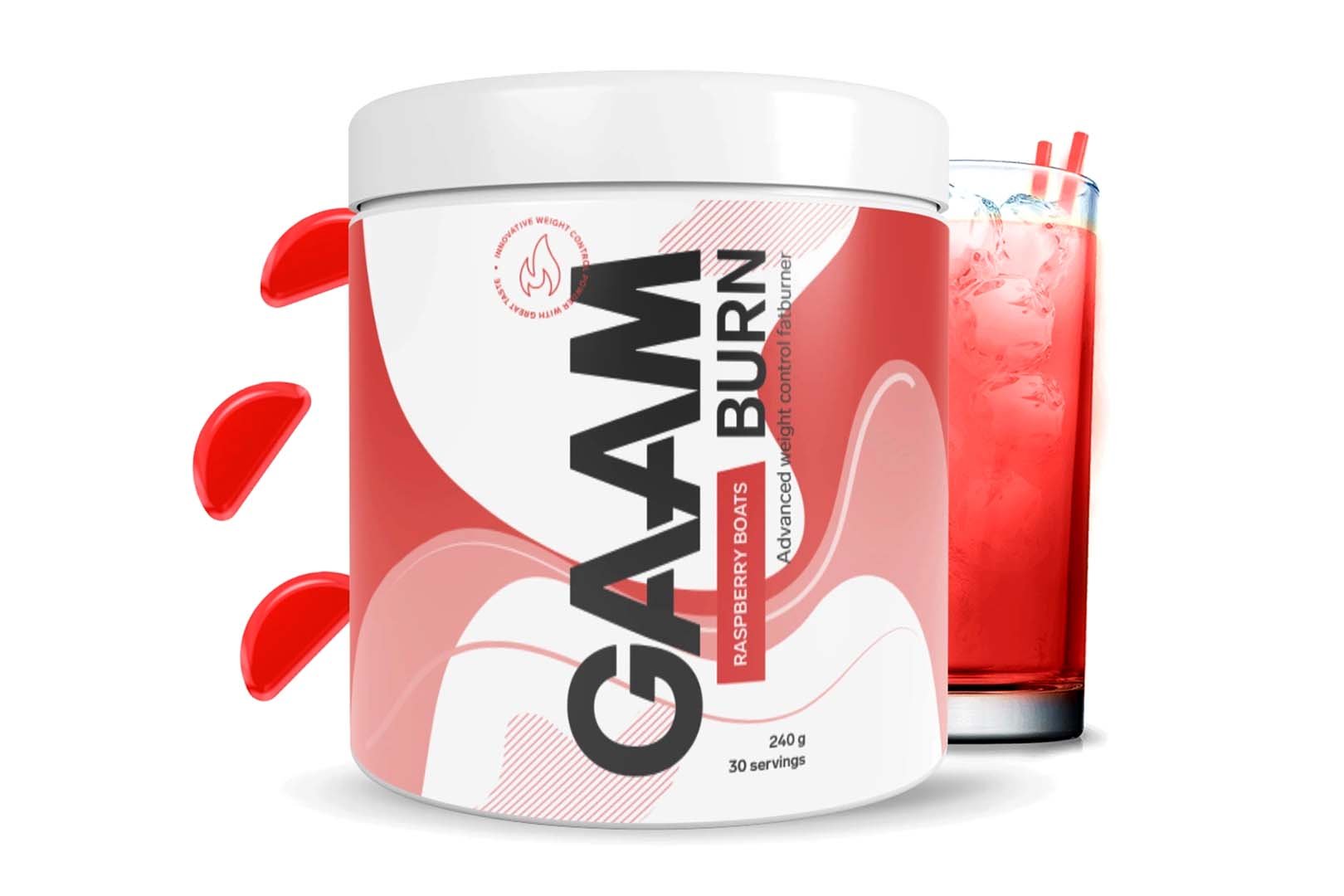 Gaam Burn Raspberry Boats Flavors