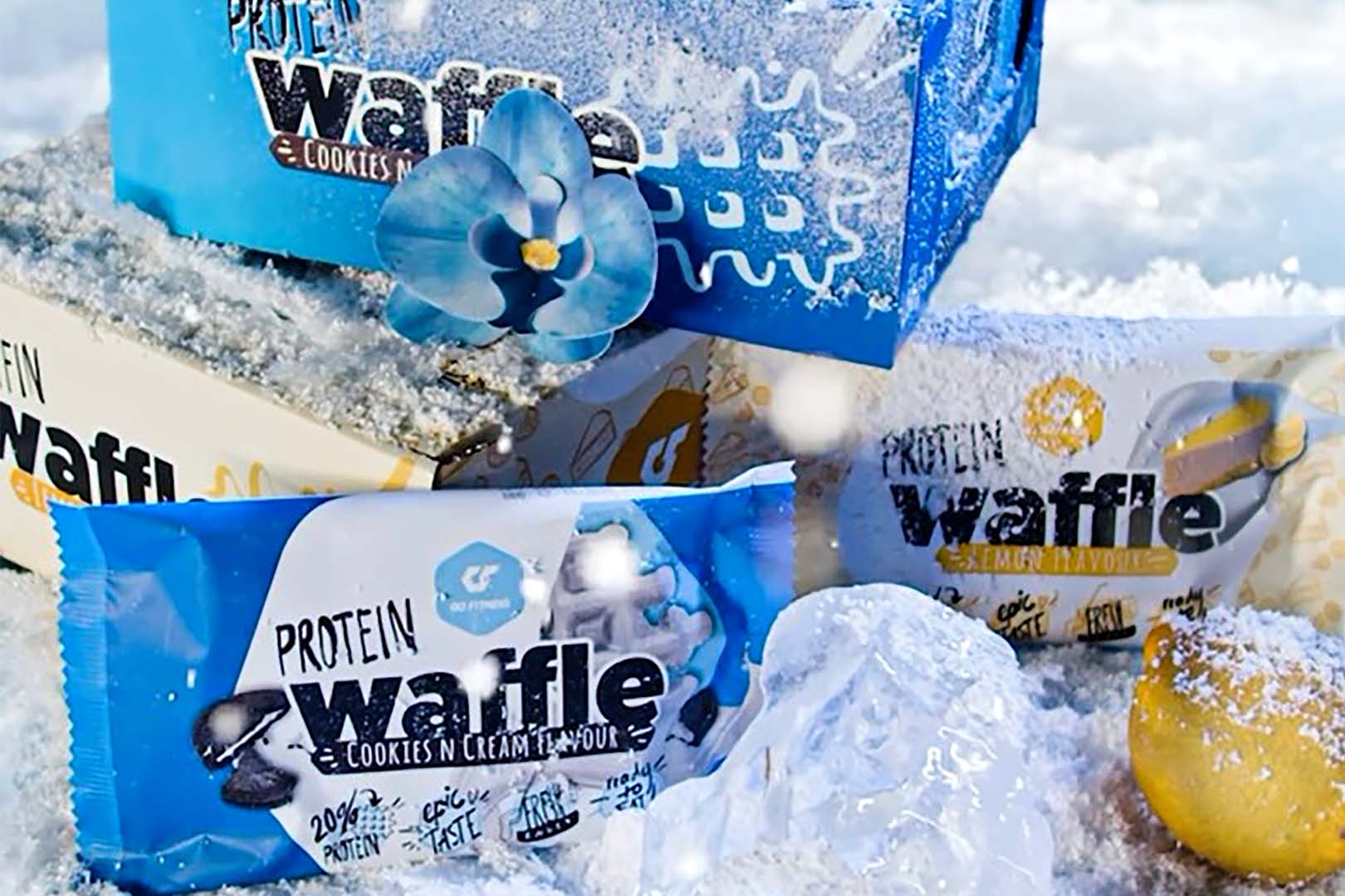 Go Fitness Iced Out Protein Waffle