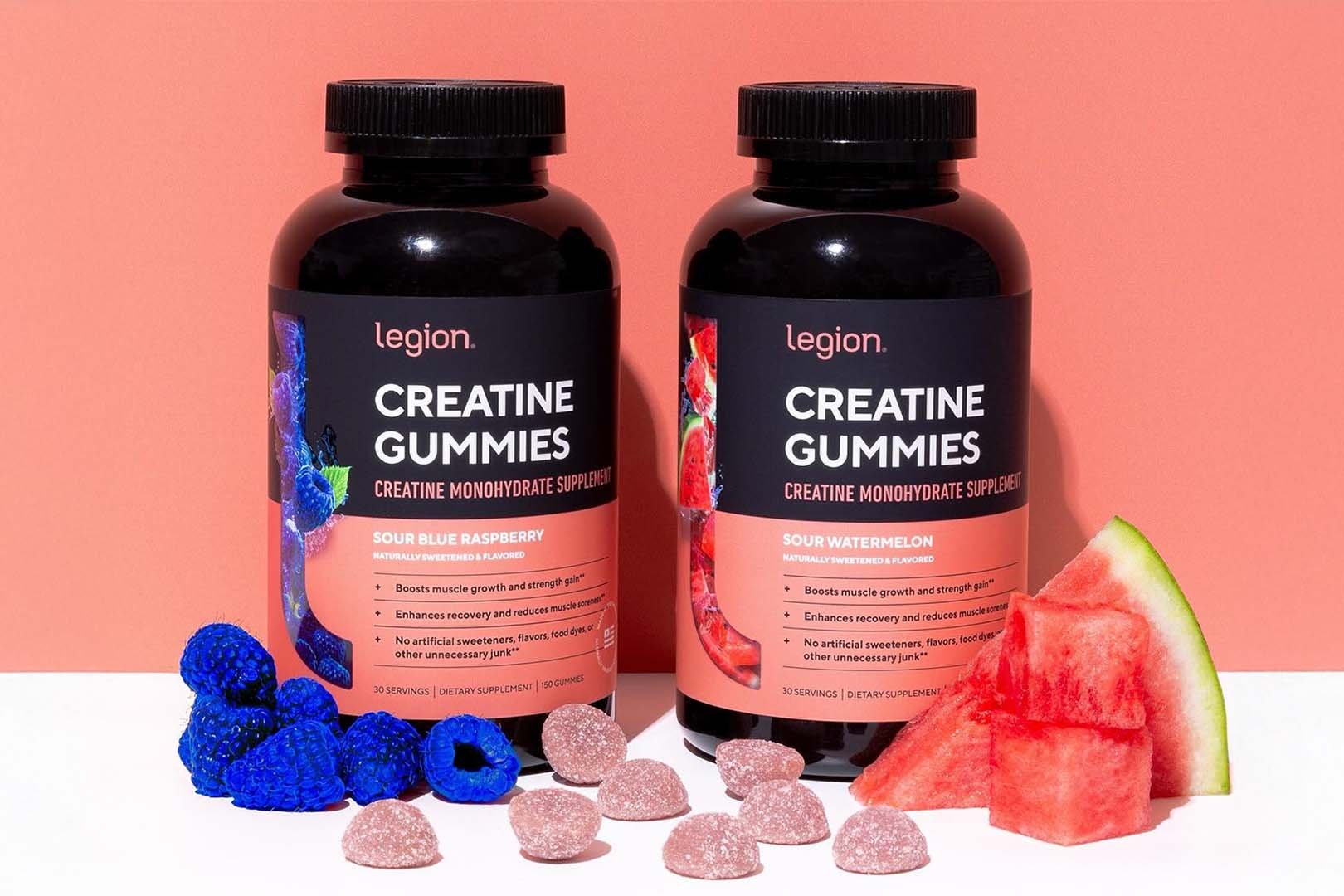 Legion Blue Raspberry Creatine Gummies