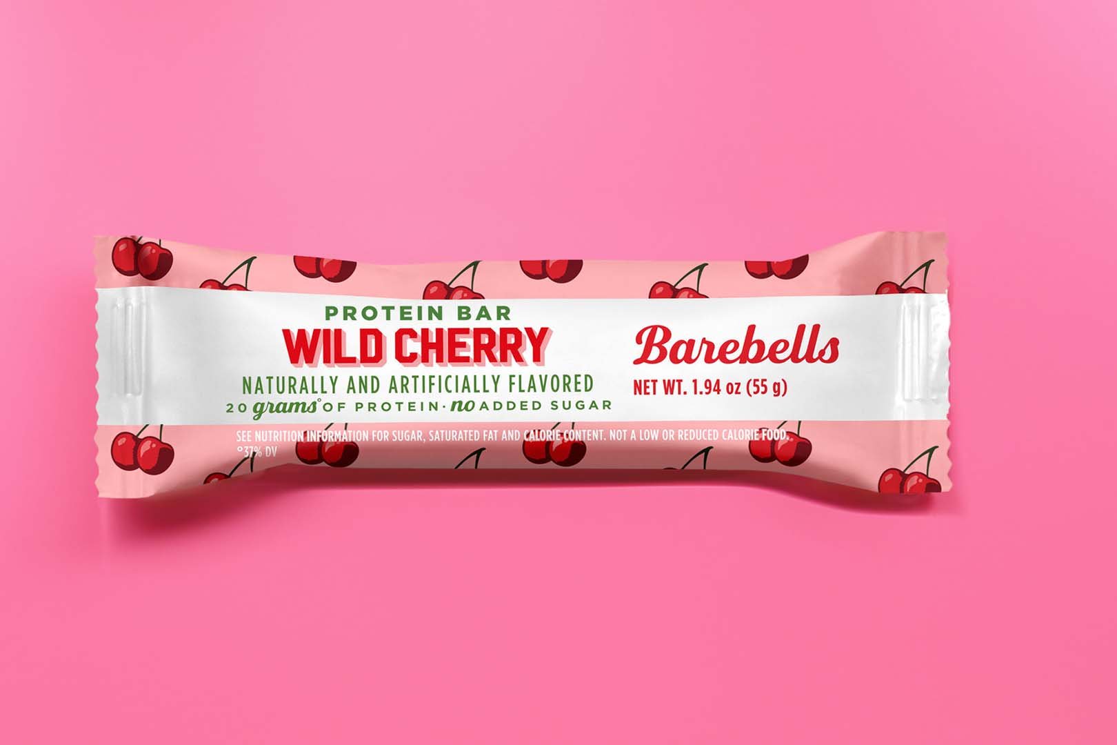 Wild Cherry Barebells Protein Bar