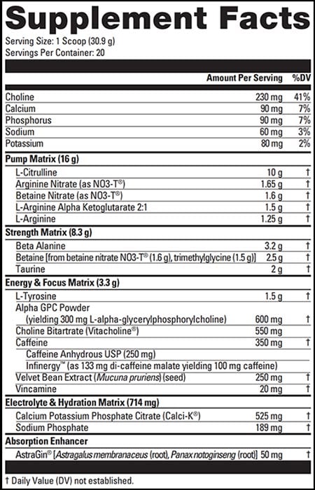 2025 Nutrabio Pre Label