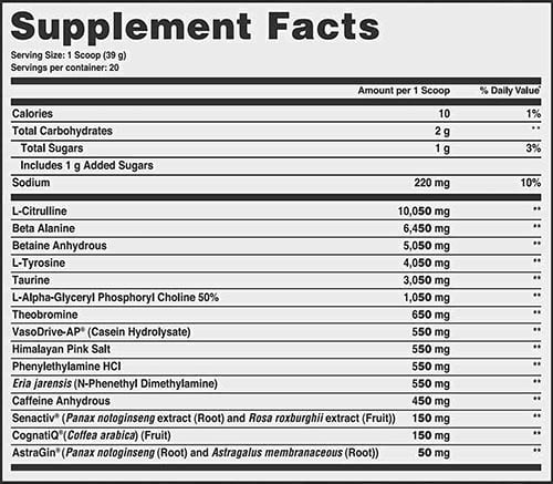 Apollon Nutrition Hooligan V50 Label