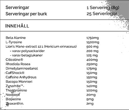 Atron Hyper Stim Label