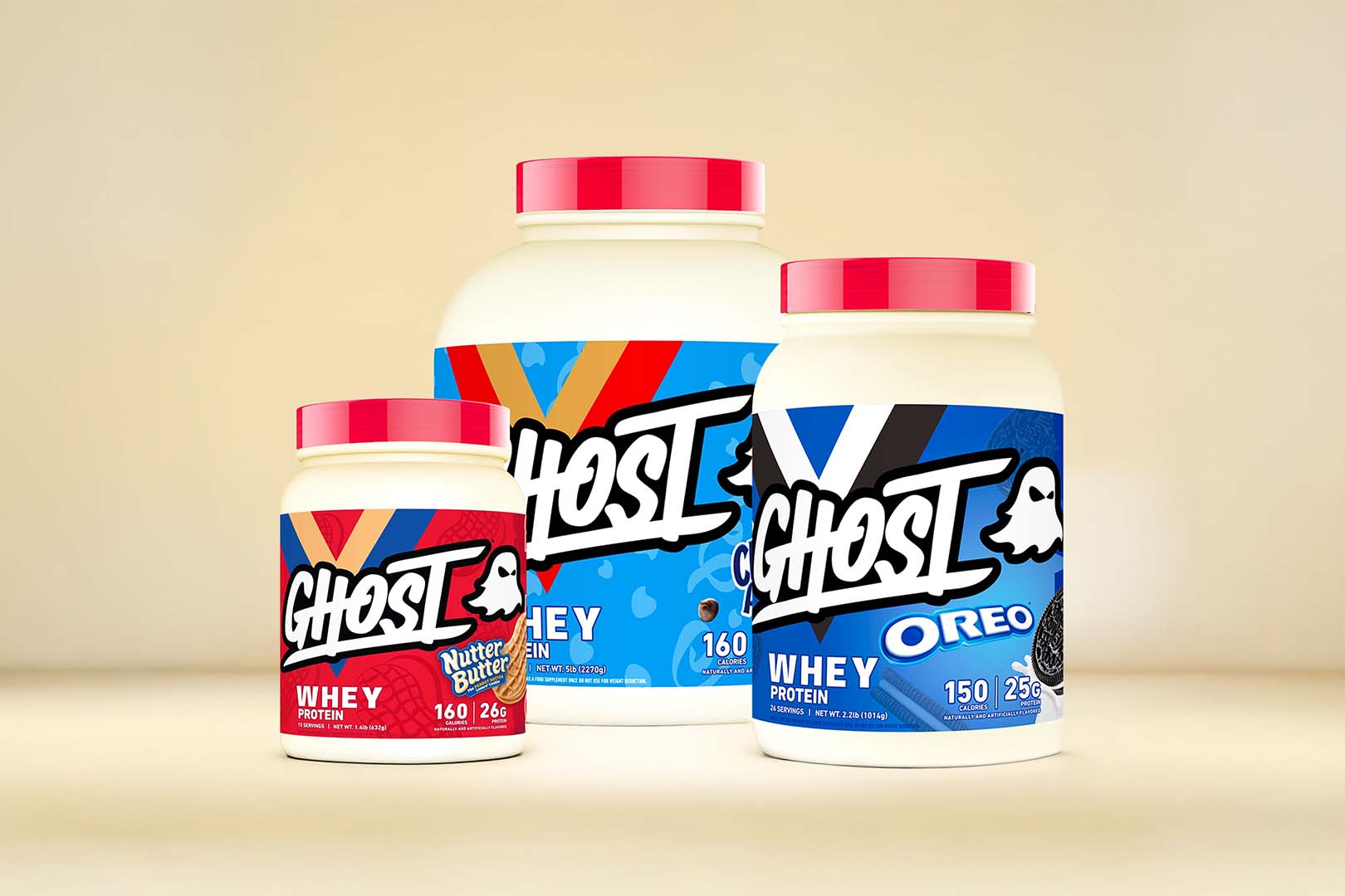 Ghost Whey Sizes Available Direct