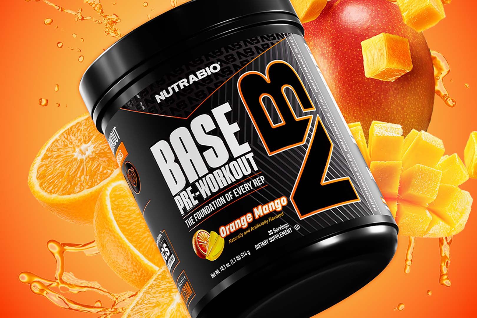 Nutrabio Orange Mango Base Pre Workout