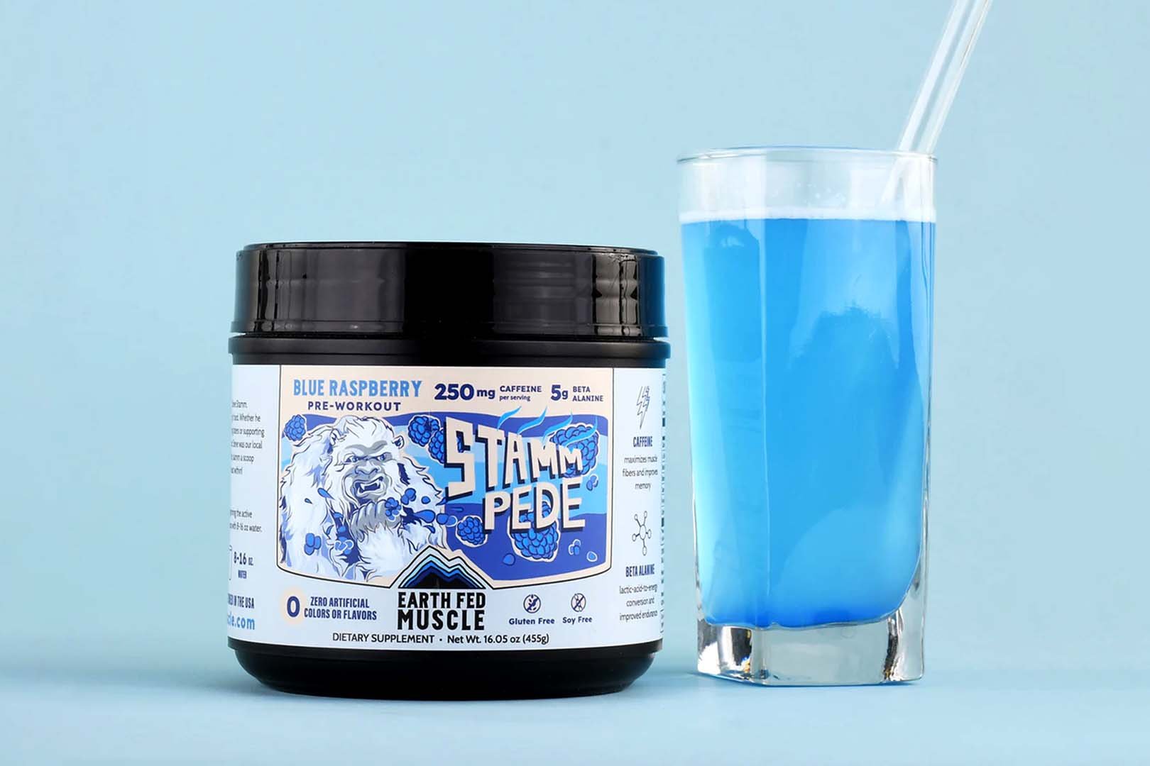 Earth Fed Muscle Blue Raspberry Stampede