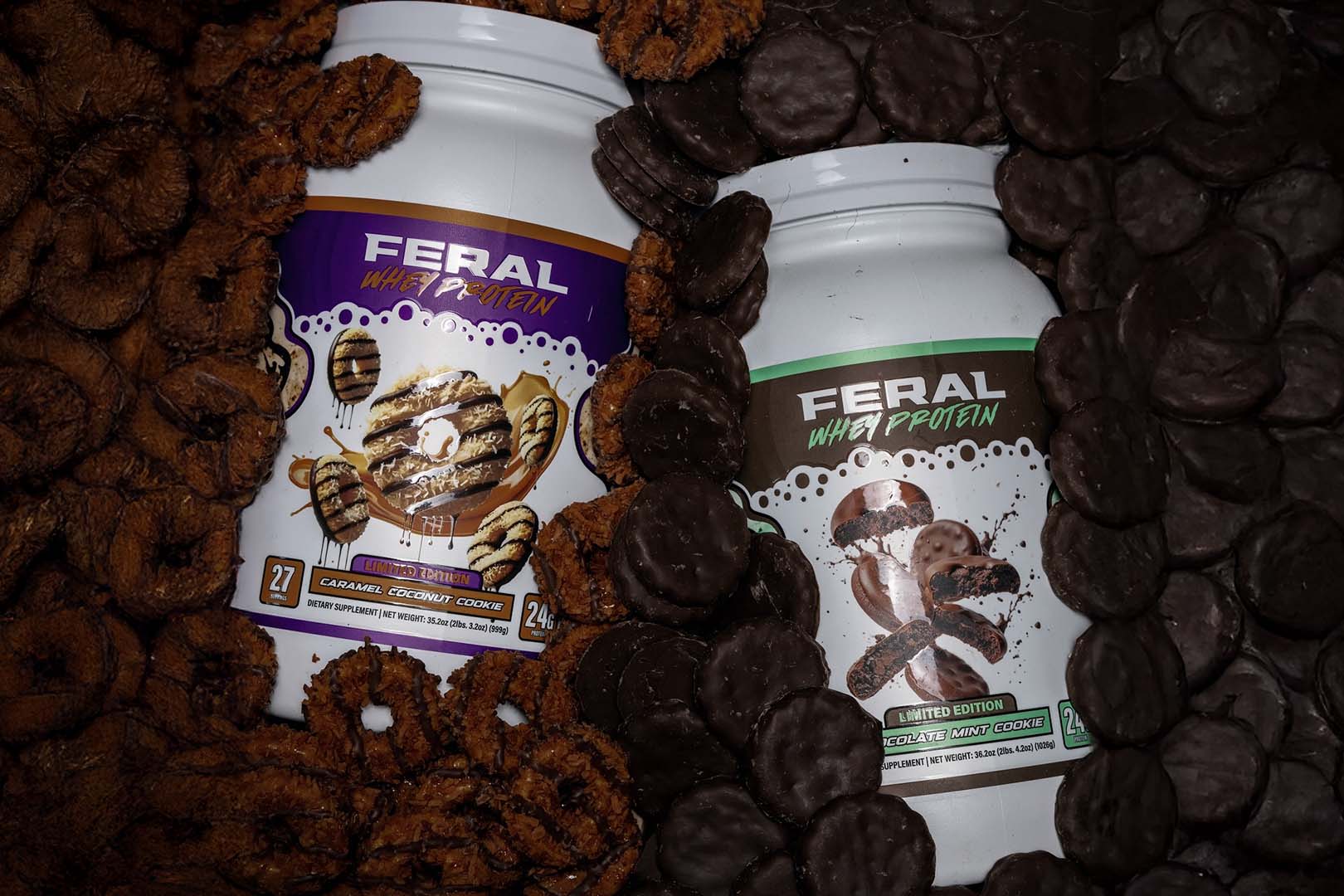 Feral Supplements Girl Scout Cookie Protein Powders