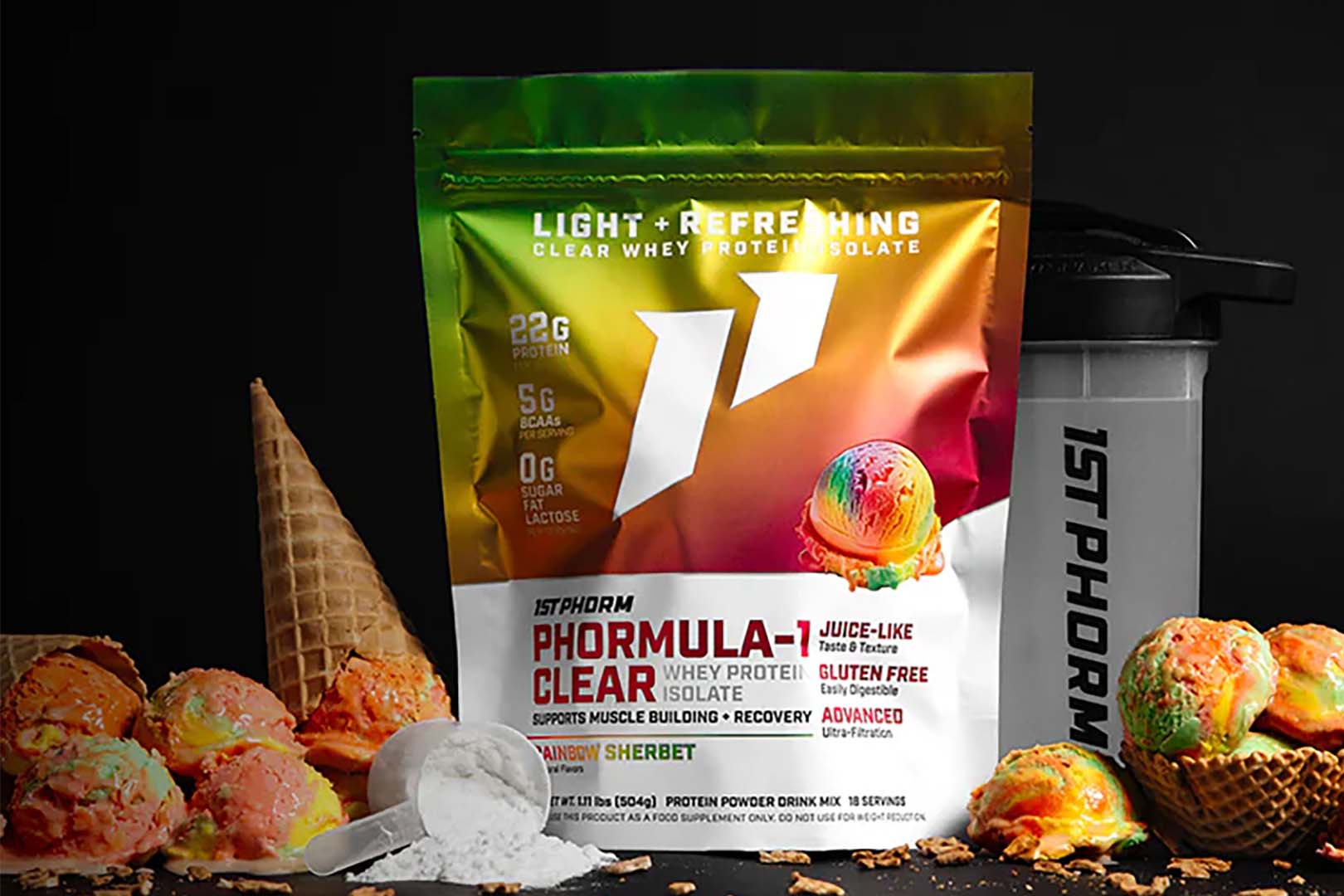 1st Phorm Rainbow Sherbet Phormula 1 Clear