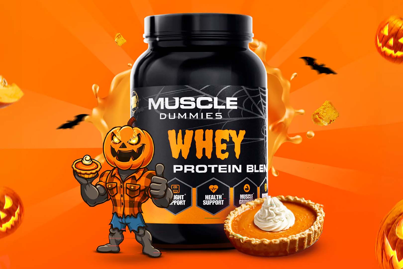 Muscle Dummies Pumpkin Pie Whey Protein