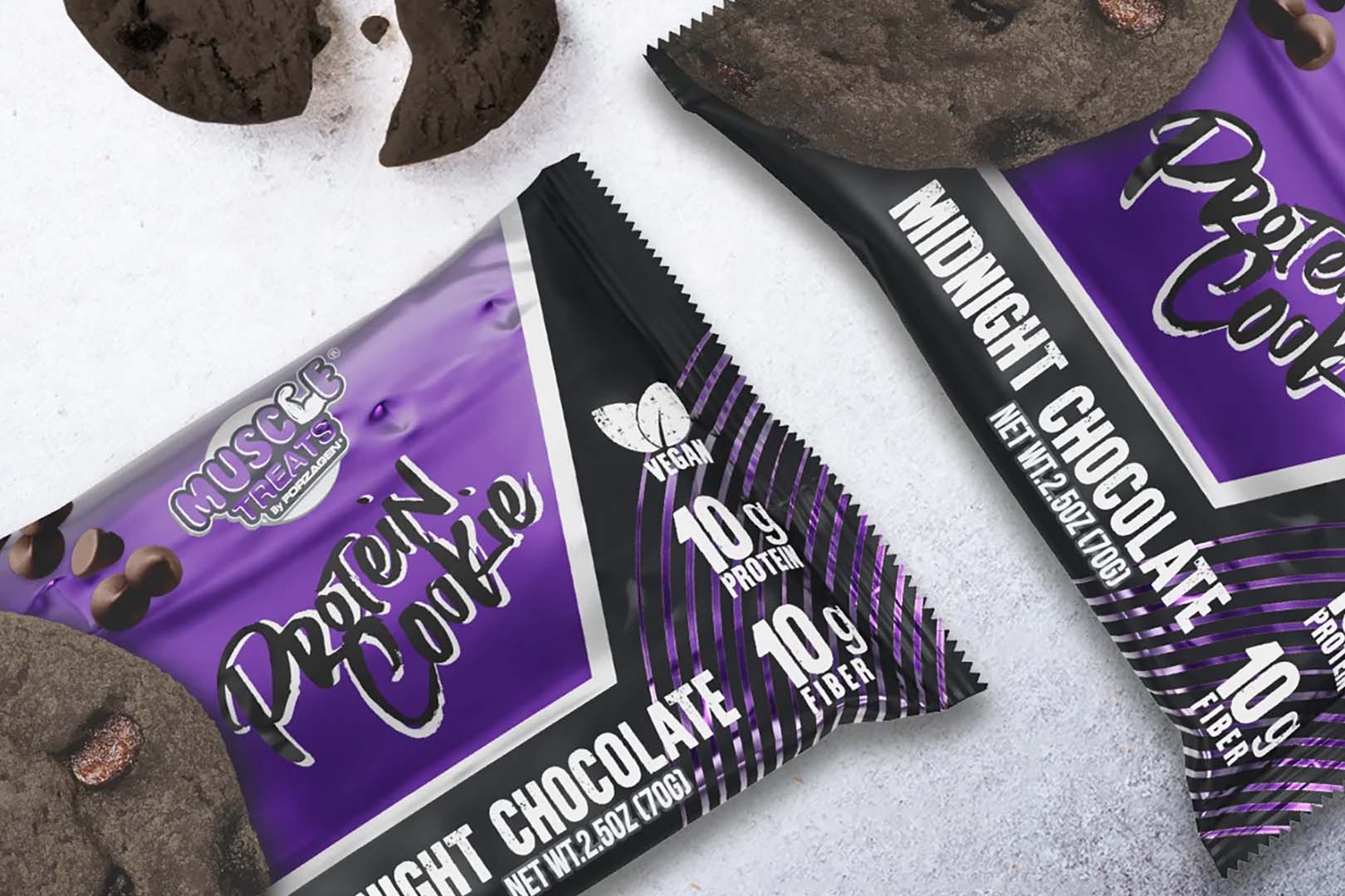 Midnight Chocolate Muscle Treats Protein Cookie