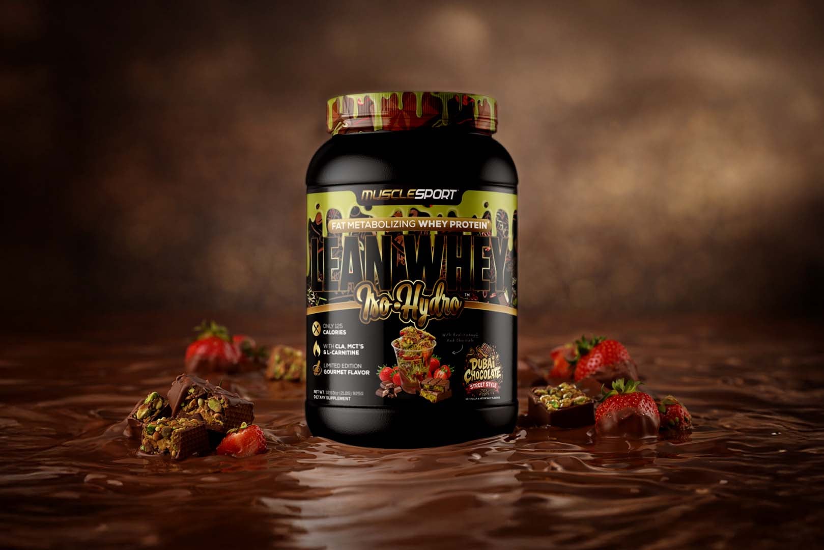 Muscle Sport Street Style Dubai Chocolate Lean Whey