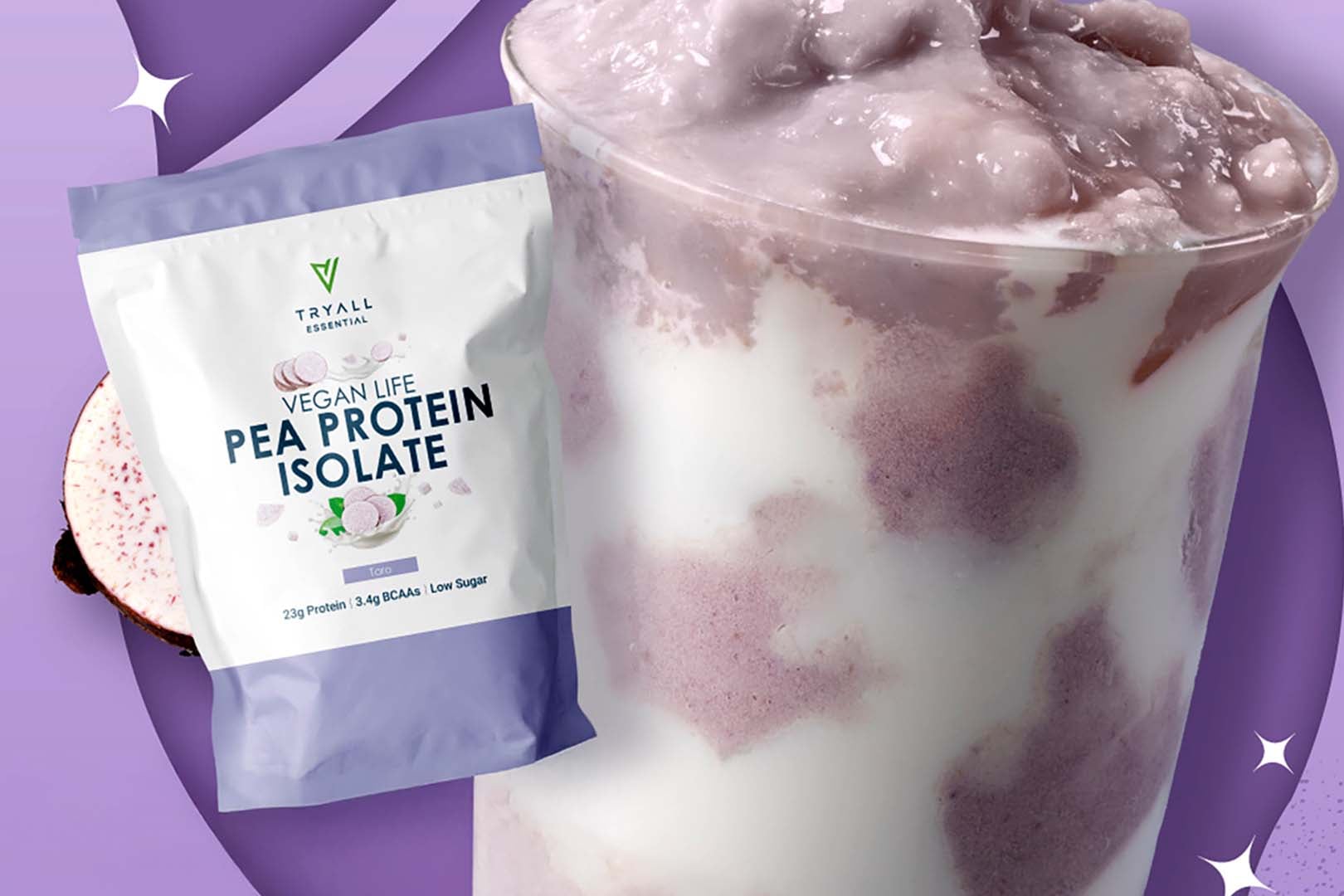 Tryall Taro And Sea Salt Cacoa Pea Protein