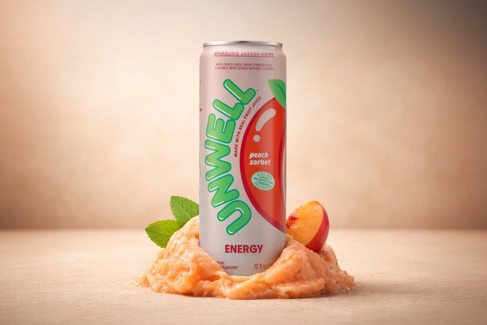 Peach Sorbet Unwell Energy Drink